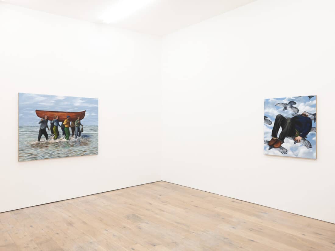 Installation views of Morgan Wills - Tableaux at Sid Motion Gallery 1st April -13th May 2023