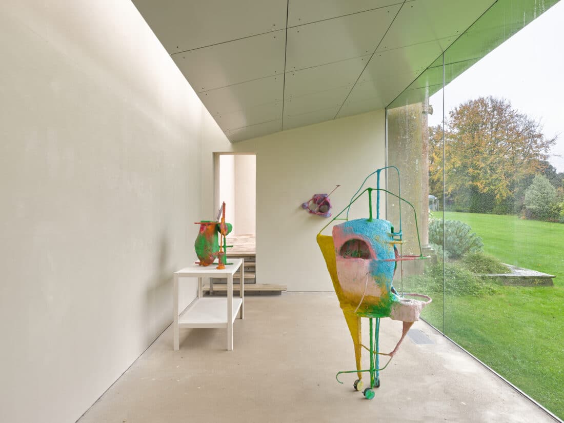 Olivia Bax, Handrailing, The New Art Centre at Roche Court Sculpture Park, Salisbury, 2024