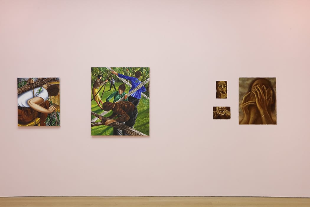 Morgan Wills in ‘Love is the Devil: Studies after Francis Bacon’ at Marlborough Gallery, London